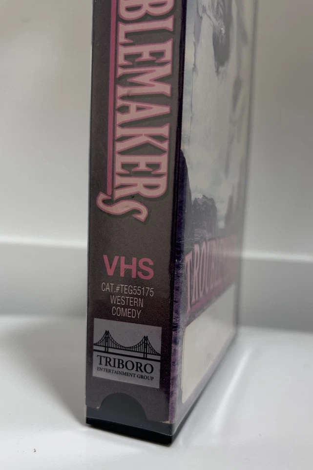 Troublemakers VHS, 1995 Terence Hill Bud Spencer Rare Western Comedy HTF OOP Vtg - Image 4 of 4