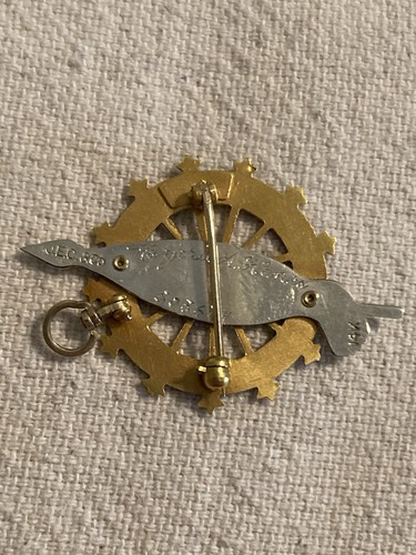 14k Gold DAR Daughters of the American Revolution Pin/Brooch JEC & CO - Picture 8 of 13