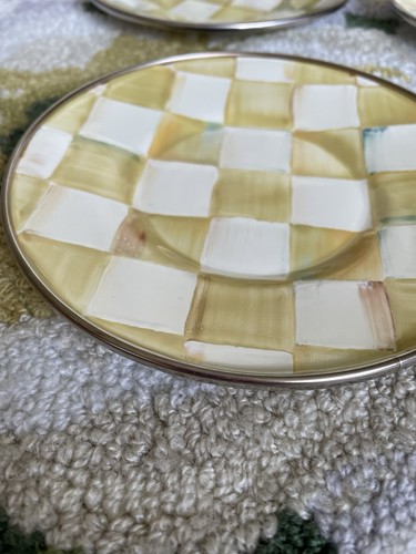 MacKenzie-Childs Parchment Check Saucer Plate - Picture 9 of 14