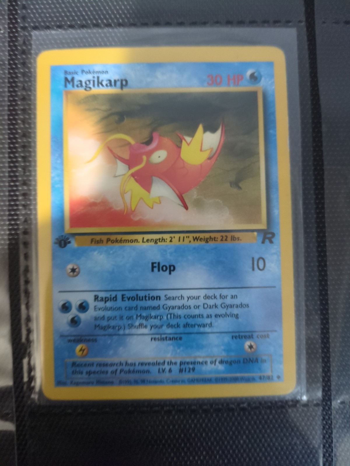 Magikarp 47/82 Team Rocket 1st Edition
