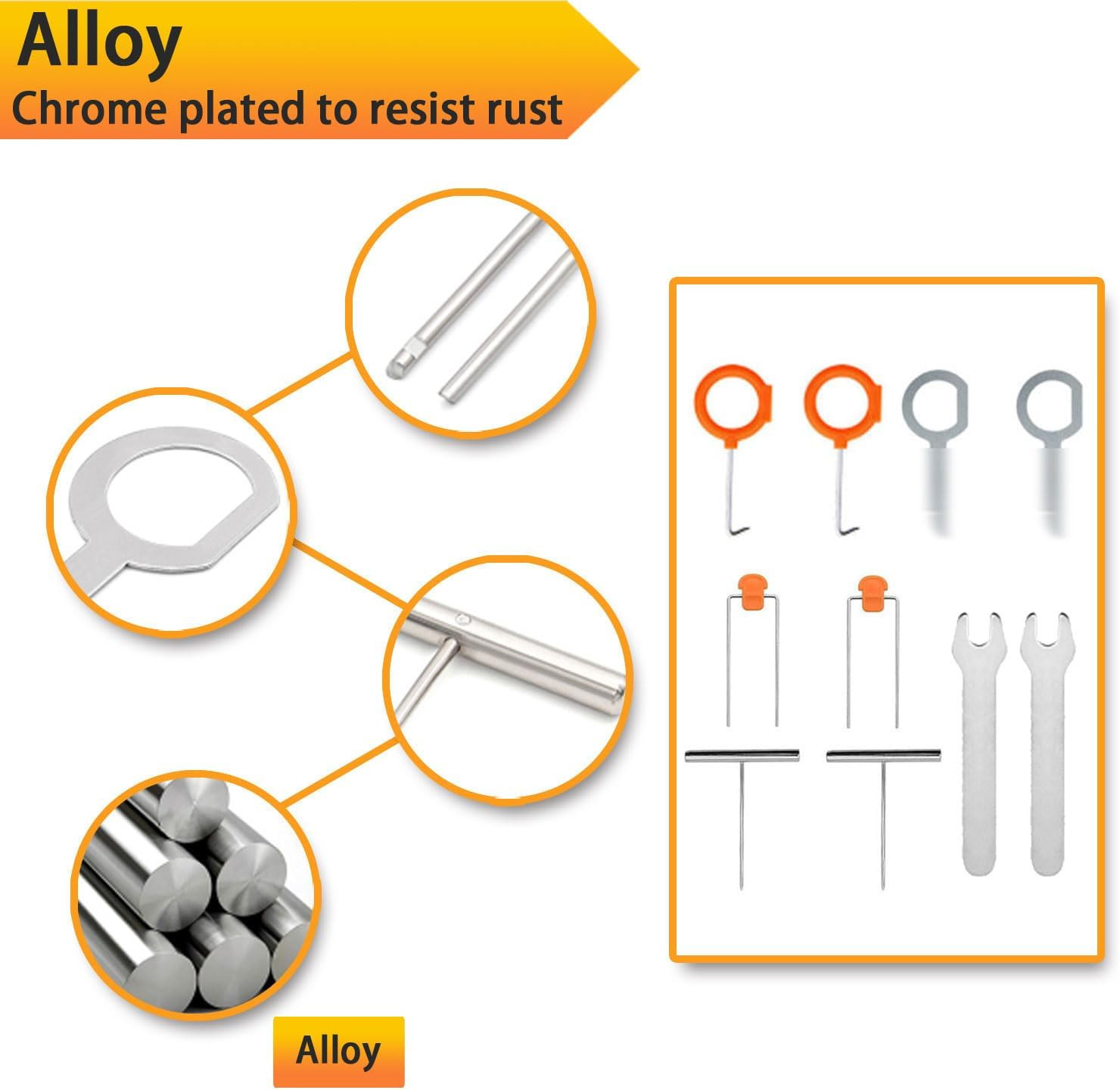 27PCS Car Tool Kit Set, Stainless Steel Essential Automotive Tools Sets with Car thumbnail 4