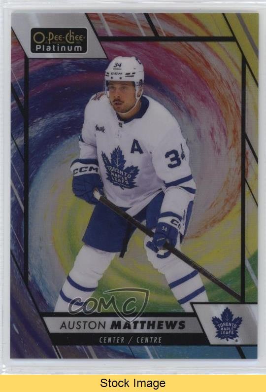 2023-24 O-Pee-Chee Platinum Auston Matthews #1 READ q2c