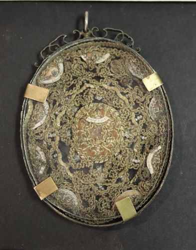 grande ciondolo reliquia reliquia croce - Foto 4 di 6