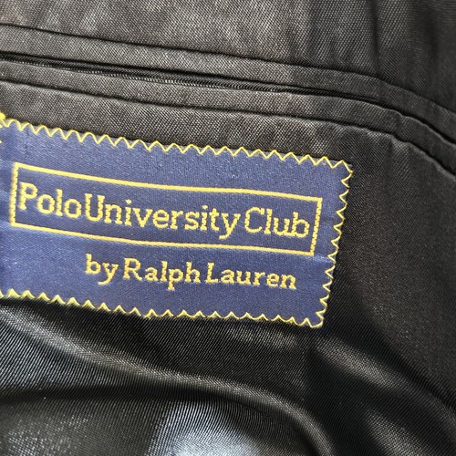 VTG Polo University Club Ralph Lauren Men’s 2 Pc Suit 44R Jacket 35x29 Pants USA - Picture 7 of 24