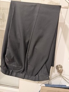 Haggar Cool Right Performance Flex Men's Black Dress Pants Classic Fit 38W