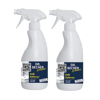 Dr. Becher @home Kalk Entferner   Antibeschlags- und Entkalker 2x500 ml