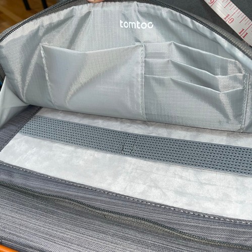 Tomtoc 360 Protective Laptop Carrying Case Tablet Surface Zip Pocket 13" x 9" - Afbeelding 10 van 12