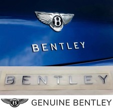 BENTLEY GT CHROME BOOT LOGO OEM BENTLEY