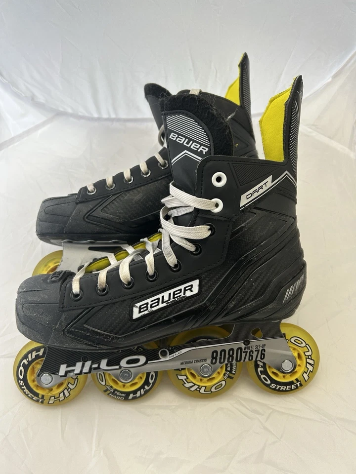 🔥Bauer Dart Roller Hockey Inline Skates Roller Blades Men's Size 8 8080/7676 - Image 2 of 4