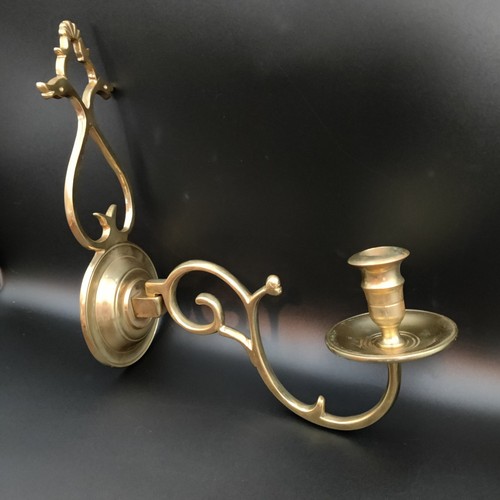 2 Kolonial Williamsburg Virginia Metalcrafters Messing Wand Kerzenleuchter schwer
