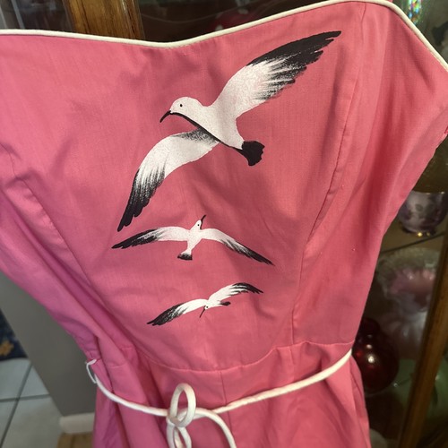 Vintage 60 ‘s Ceeb  Romper Playsuit vintage 10…Hot Pink 