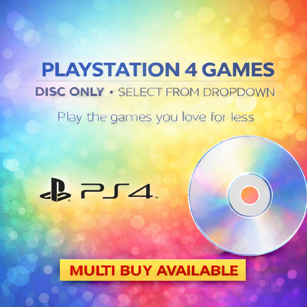 Sony Playstation 4 (PS4) Disc Only Video Games - Multi Buy Offer