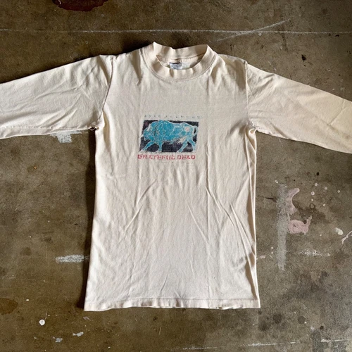VINTAGE 80s GRATEFUL DEAD OAKLAND CA. CONCERT T-SHIRT S 1980s vintage concert t-shirt, vintage, single stitch, B+ condition