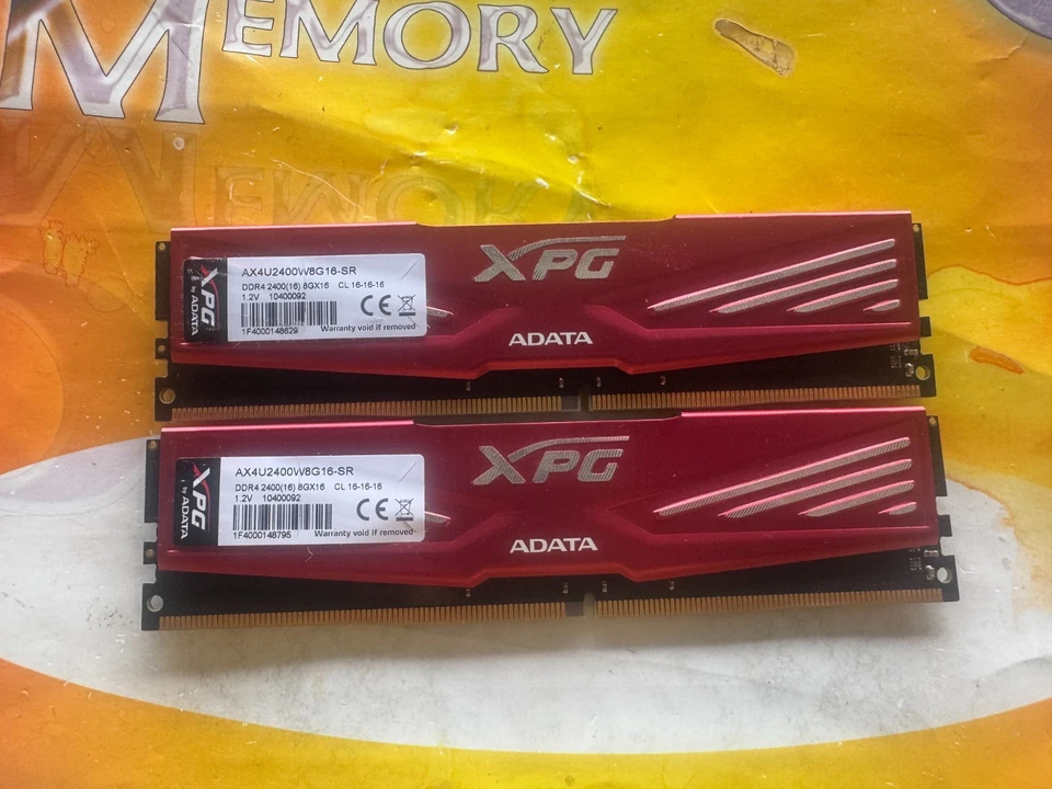 Adata XPG PC4-19200 16GB (2x8GB) DDR4 2400MHz Desktop Memory AX4U2400W8G16-SR - Image 2 of 3