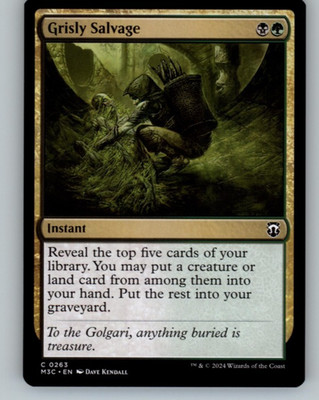 Grisly Salvage Commander: Modern Horizons 3 Regular #263