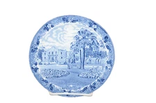 Vtg The Alamo Cradle Of Texas Liberty Staffordshire Blue & White Plate 6.5”