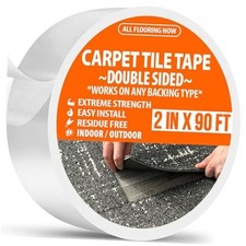 Carpet Tile Tape Double Sided Heavy Duty Carpet Tape for Carpet 2 IN x 90 FT