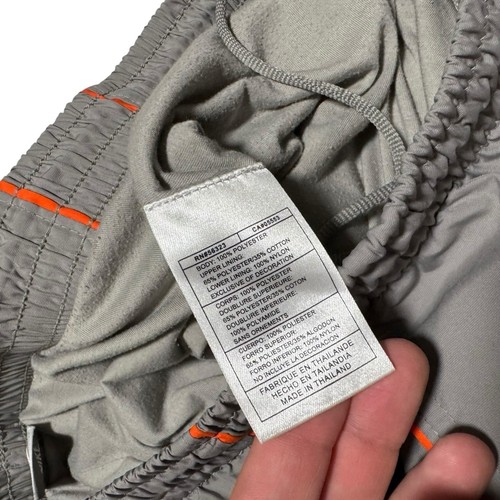 Vintage 2000s Nike Fleece Gray Orange Track Pants Men’s XL - Picture 8 of 13