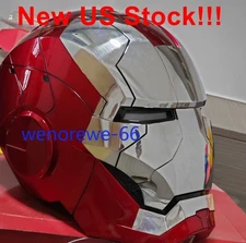 US!!! AUTOKING Iron Man MK5 Helmet 1:1 Wearable Voice-controlled Prop Xmas Gift