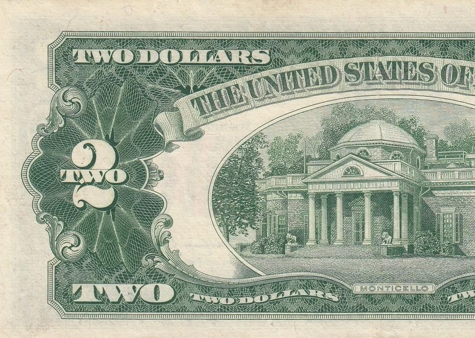 1953 UNITED STATES TWO DOLLARS $2 **STAR NOTE** (( aUNC )) - Image 4 of 4