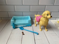 Barbie Walking Pooping Potty Training Dog Playset (N8)