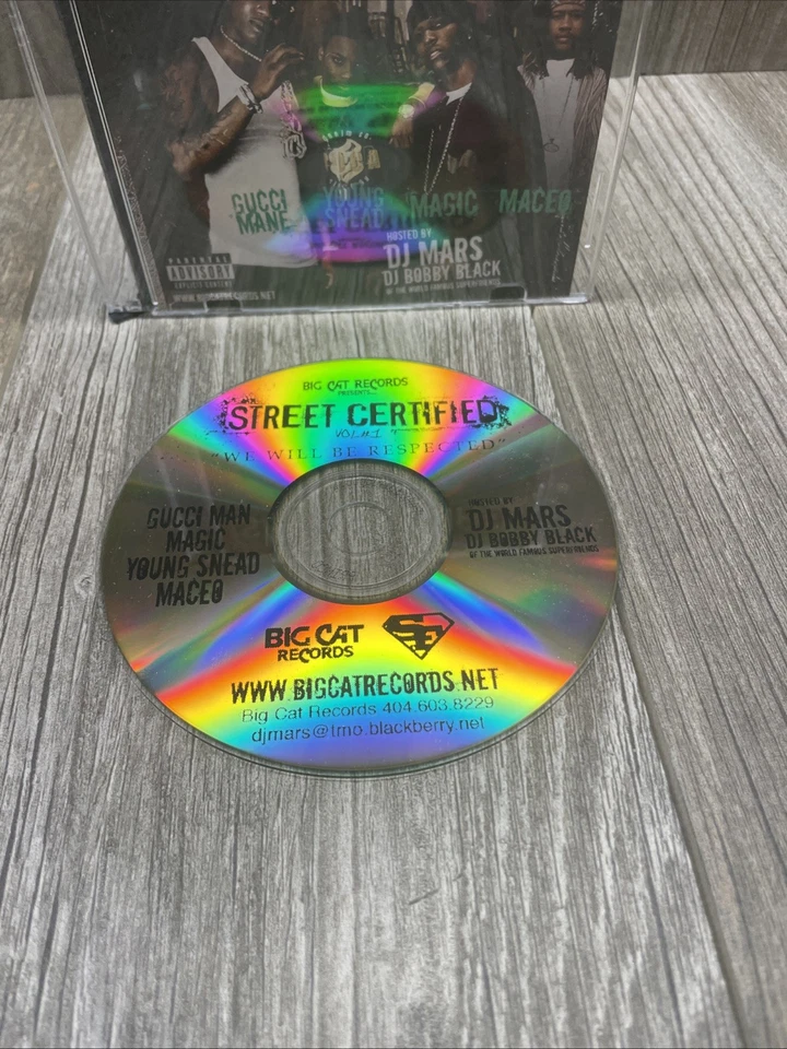 Gucci Mane, Young Snead, Magic, Maceo – Street Certified Vol#1 CD RARE Good Cond - Image 2 of 4