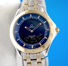 Mens Omega Seamaster 18K Gold Multifunction Digital Chronograph watch - 2321.81