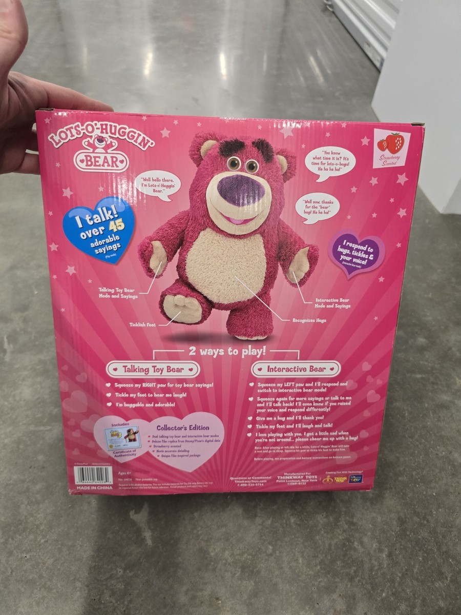 Thinkway Toys Disney Toy Story - Lots-O'-Huggin' Bear Talking Toy