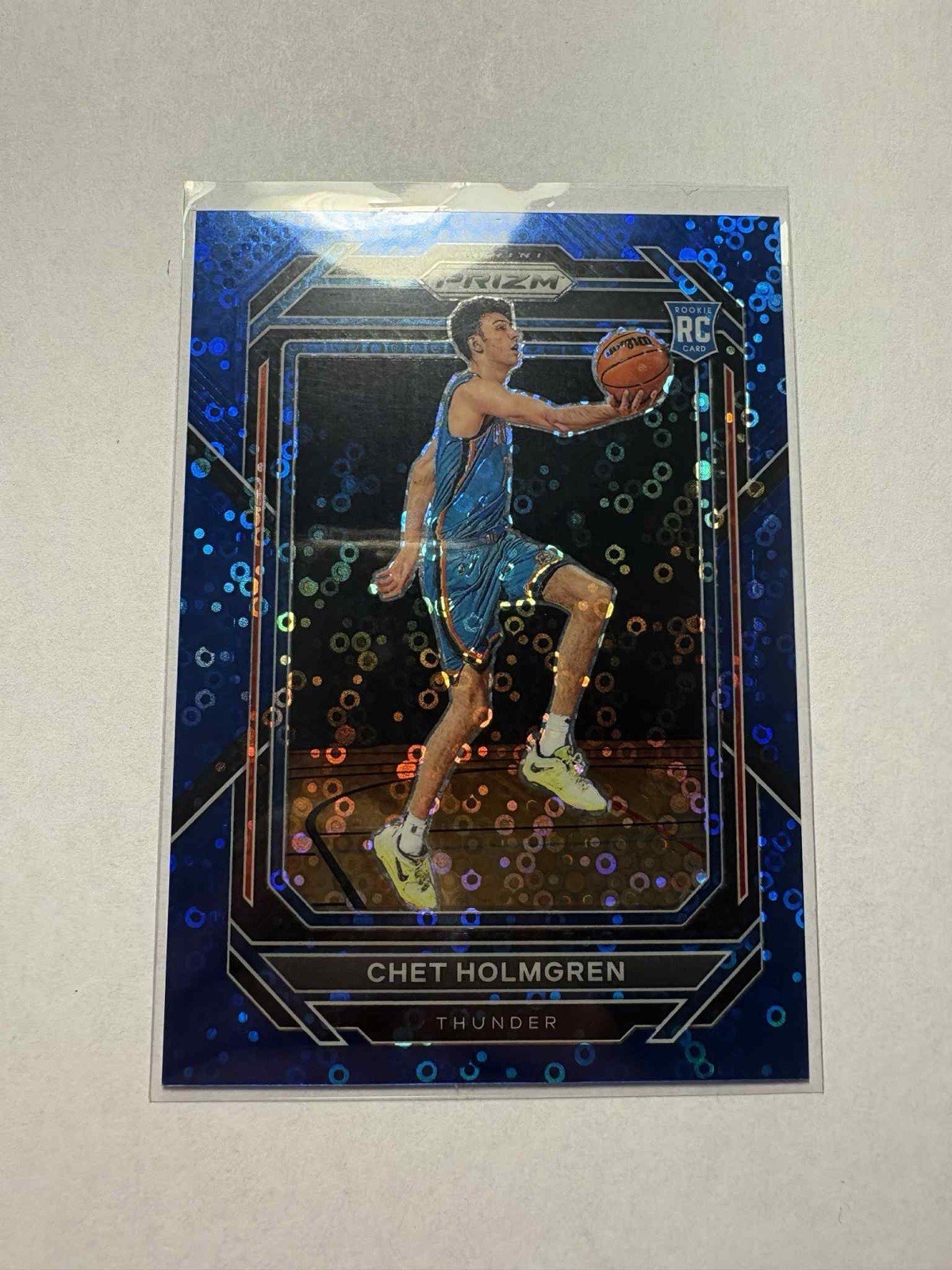 2022-23 Panini Prizm - Chet Holmgren #266 Blue Fast Break Prizm /150 (RC)
