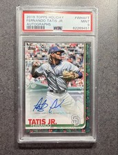 2019 Topps Holiday Walmart Autographs Fernando Tatís Jr. #WHA-FT /40 RC PSA 9