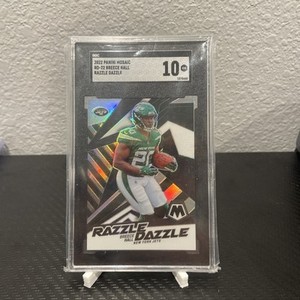 2022 Panini Mosaic - Razzle Dazzle Breece Hall SGC 10 (Population 2) #RD-22 (RC)