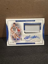 2019-20 National Treasures Lasting Legacies 12/99 Christian Laettner Auto