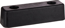 B5760 Molded Rubber Bumper, 2 X 2-1/4 X 7-3/4 Inch, Set of Two Bumpers for Truck