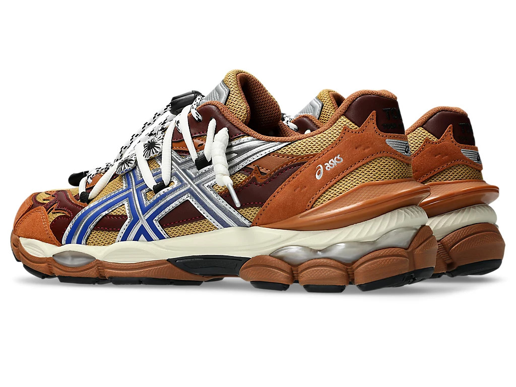 TOGA × Asics Gel-Cumulus 16 TG Brown Blue Silver 1203A838-200 Men's Size image 3