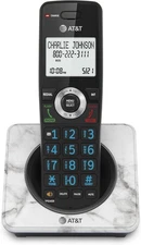 AT&T GL2101 cordless home phone, DECT 6.0, call block, caller ID, marble