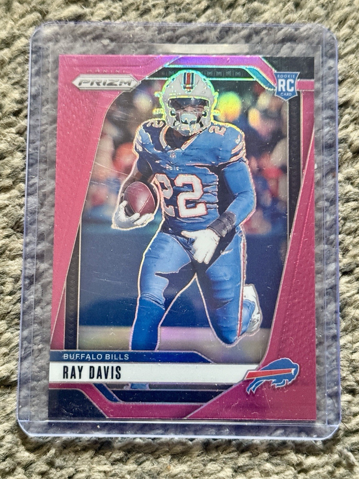 2024 Panini Prizm - Rookies Ray Davis #382 Pink Prizm (RC)