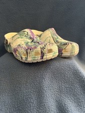 Crocs Girls Sz 9/Boys Sz 7 Tie Dye Multi Color Slingback - Excellent Condition