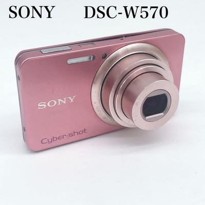 sony cyebr-shot DSC-W570 デジカメ　ピンクローズ SONY Cyber-shot DSC-W570 Pink 5x Zoom Digital Camera +