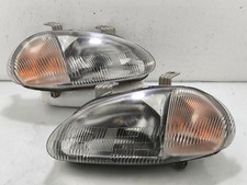 Honda 93-98 Jdm Del Sol Delsol Eg2 Si Cr-x Oem Front Headlights Lamp Light Pairs