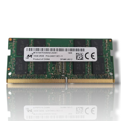 Micron 16GB DDR4-2400 SODIMM RAM MTA16ATF2G64HZ-2G3E1 PC4-2400T Notebook #1488