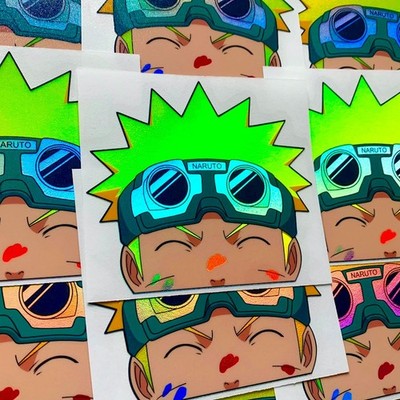 NARUTO HOLO PEEKER DECAL NARUTO SHIPPUDEN ANIME CAR STICKER DECAL