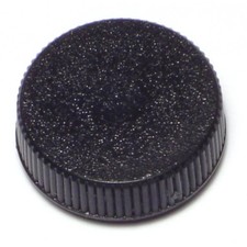 5/16" Black Plastic Round Thumb Screw Knobs 5 pcs. 