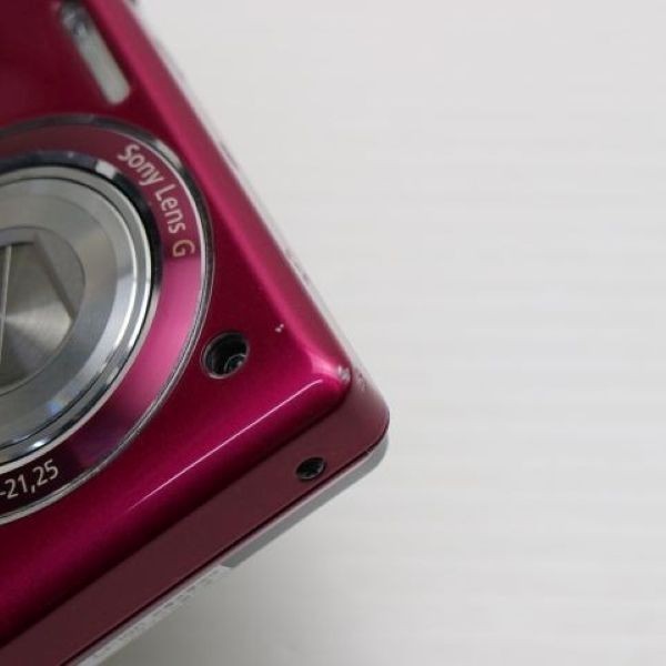 Very Good] Sony Cyber-shot DSC-W380 Red 14.1MP Bright F2.4 G Lens