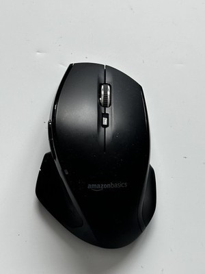 Amazon Basics Wireless Maus 2,4 GHz USB Dongle Ergonomisch Schwarz GP9-BK B