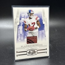 2007 Donruss Threads Plaxico Burress #32 Threads Footballs /75 (MEM)