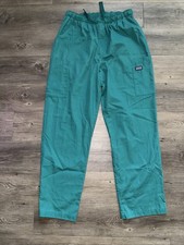 Cherokee Workwear Originals Elastic Waist Cargo Scrub Pants Size L With Pockets