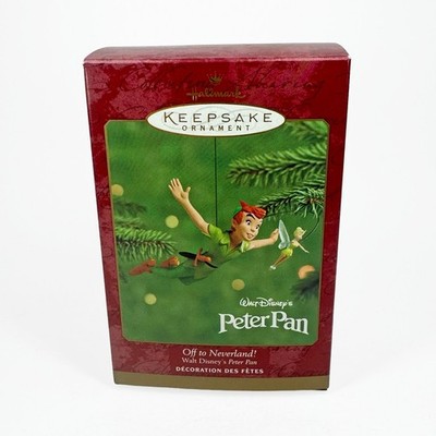 Hallmark Peter Pan Tinker Bell Keepsake Ornament Christmas 2000 Disney Neverland