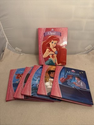 Disney Princess Ariel The Little Mermaid 5 hardback book Set 2014