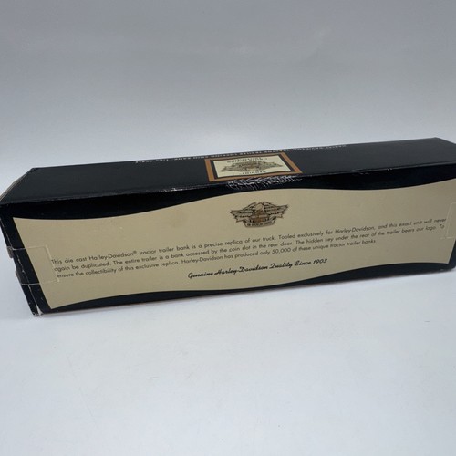 Harley-Davidson 1:64 Scale Semi Tractor Trailer Diecast Metal Bank 99197-94V NEW - Picture 5 of 9