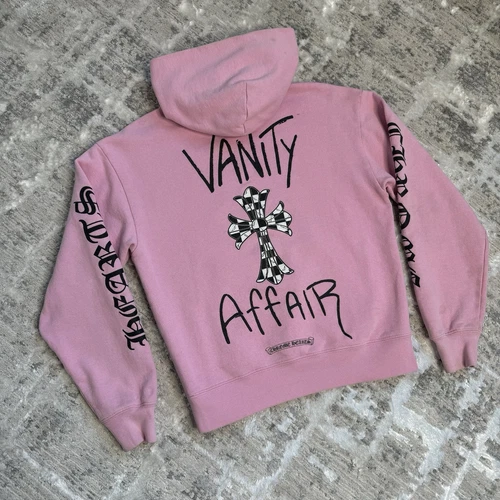 Felpa con cappuccio maglione incrociato Chrome Hearts Matty Boy Vanity Affair